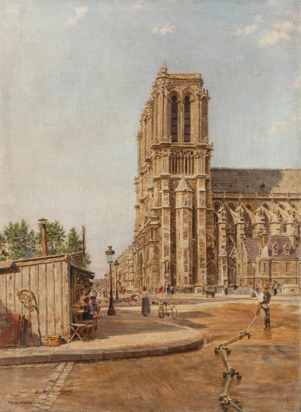 Marie - François Firmin, Girard, Notre, Dame de Paris